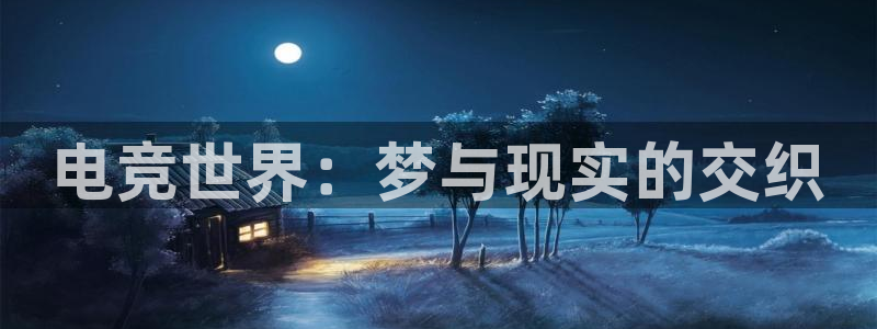 雷火电竞首页：电竞世界：梦与现实的交织