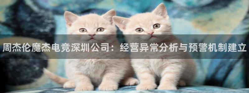 海南雷火电竞：周杰伦魔杰电竞深圳公司：经营异常分析与预警机制建立